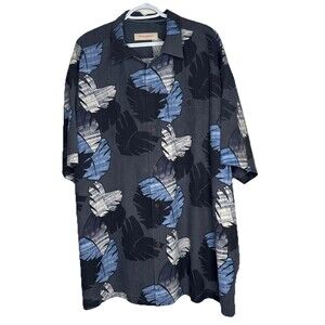 Tommy Bahama silk shirt size XXL short sleeve button up tropical